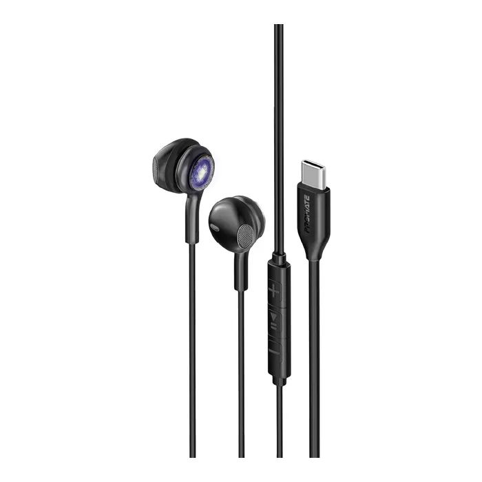Наушники Promate LumiBuds-C Black Фото