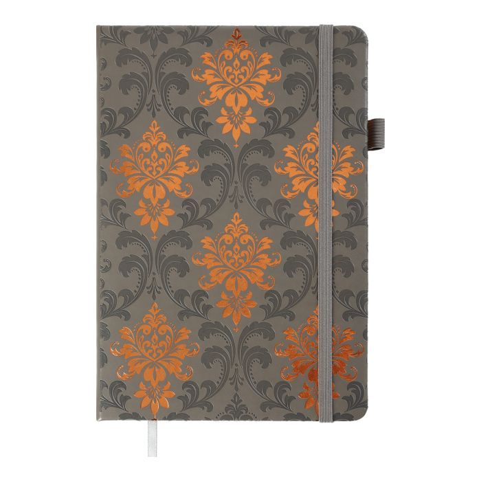 Книга записная Buromax ROYAL А5 96 аркушів клітинка, сірий Фото