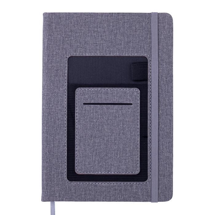 Книга записная Buromax COMFORT А5 96 аркушів крапка, сірий Фото