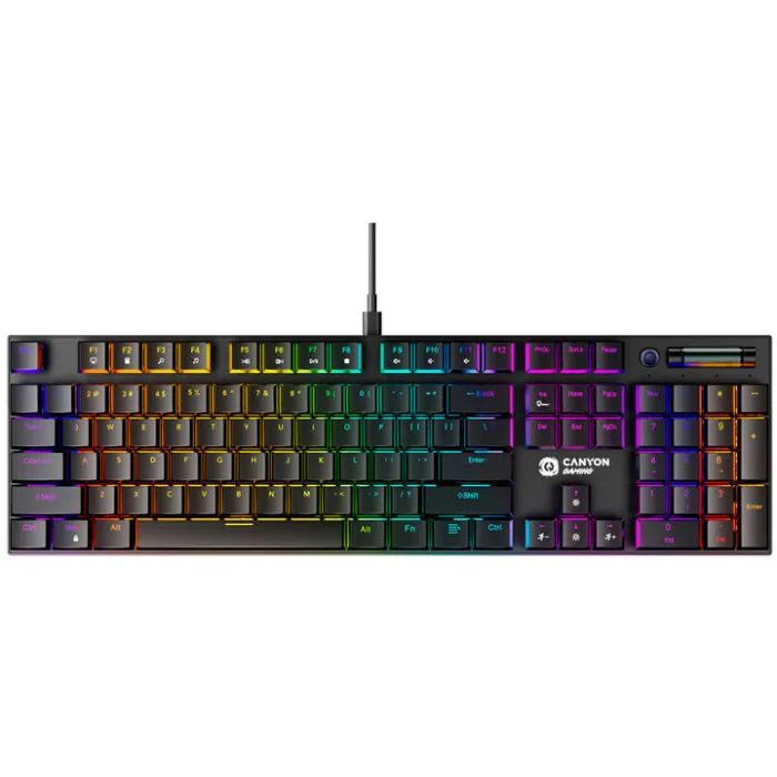 Клавиатура Canyon Cometstrike GK-55 RGB USB UA Black Фото