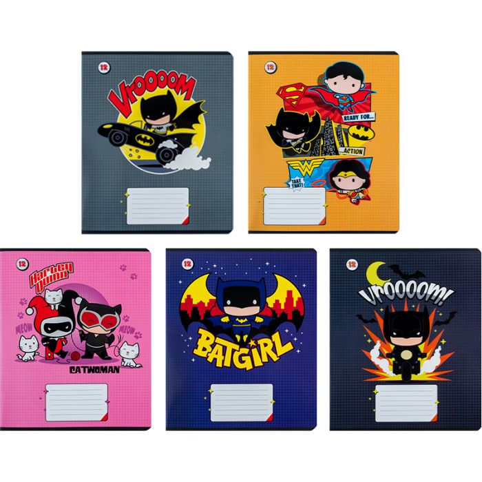 Тетрадь Kite DC Comics 12 листов, линия Фото