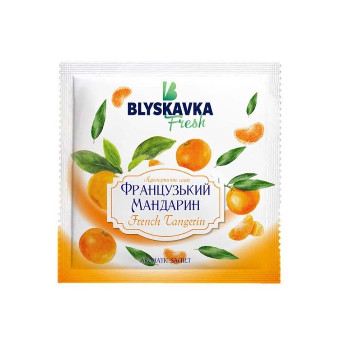 Ароматическое саше Blyskavka Fresh Французский мандарин 10 г Фото