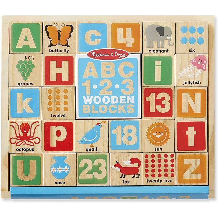 Кубики Melissa&Doug Цифры/Буквы Фото