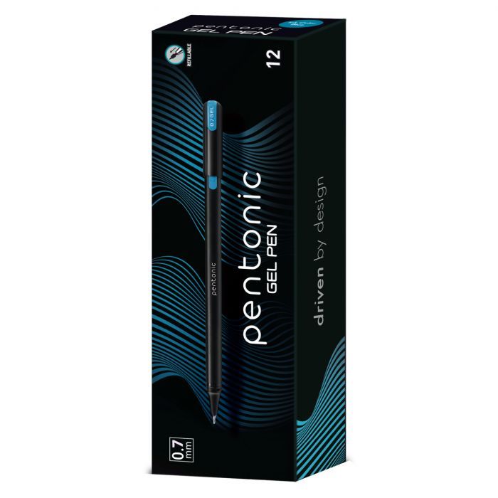 Ручка гелевая LINC Pentonic 0,7 мм блакитна Фото