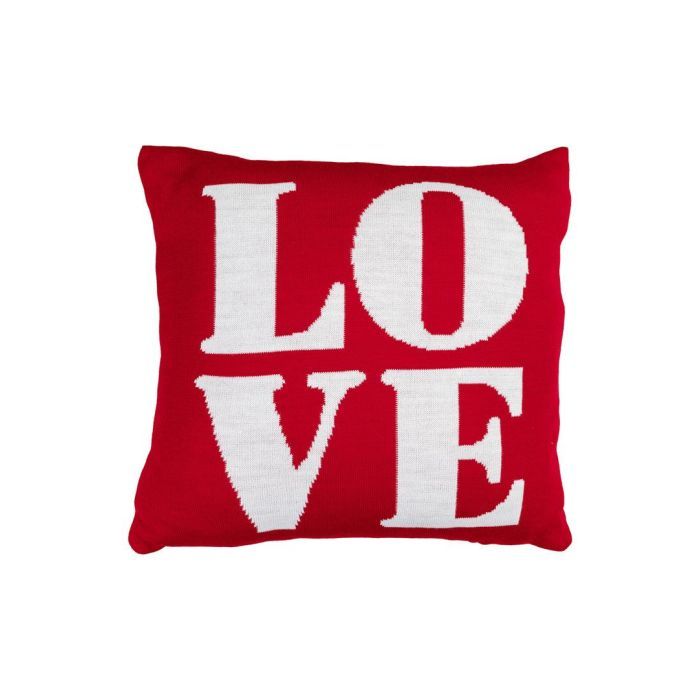 Наволочка Прованс декоративная вязаная LOVE 45х45 Фото