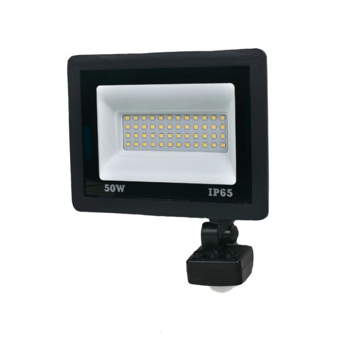 Прожектор Lightwell LW-FL-B-50-S 50 W з датчиком руху Фото