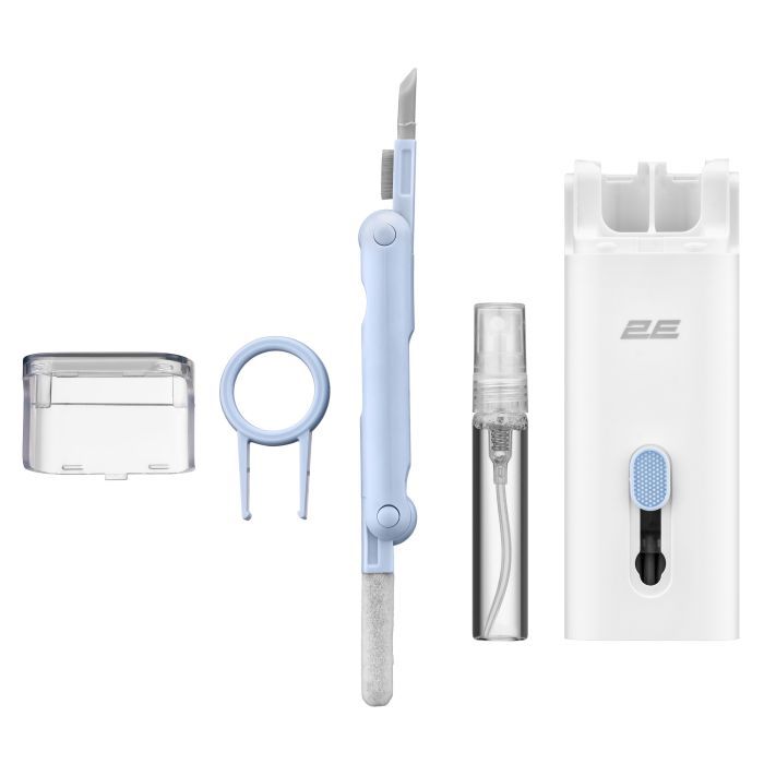 Универсальный чистящий набор 2E for office equipment, 7in1, white-blue Фото 9