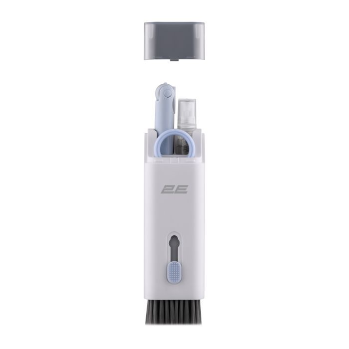 Универсальный чистящий набор 2E for office equipment, 7in1, white-blue Фото