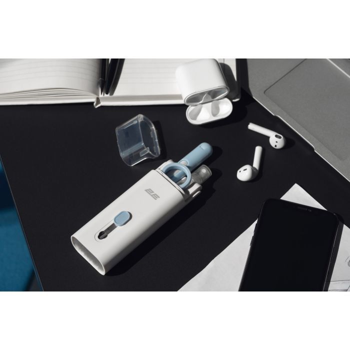 Универсальный чистящий набор 2E for office equipment, 7in1, white-blue Фото 6