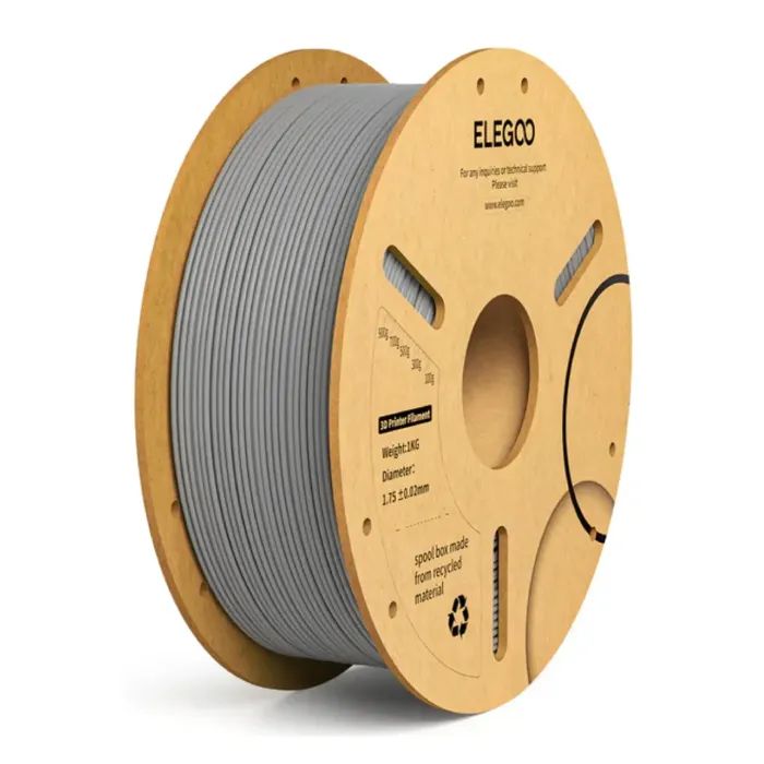 Пластик для 3D-принтера ELEGOO PLA Plus 1кг, 1.75мм, gray Фото