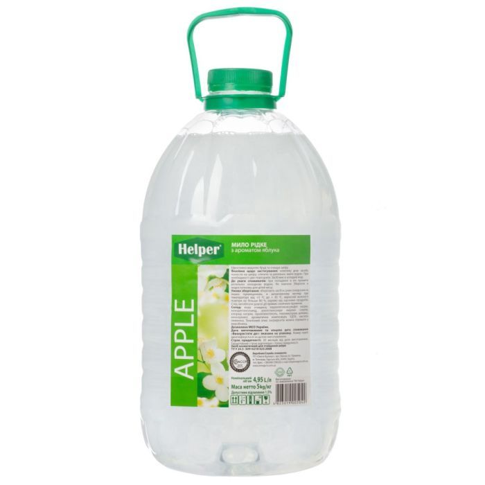 Жидкое мыло Helper С ароматом яблока 4.95 л Фото