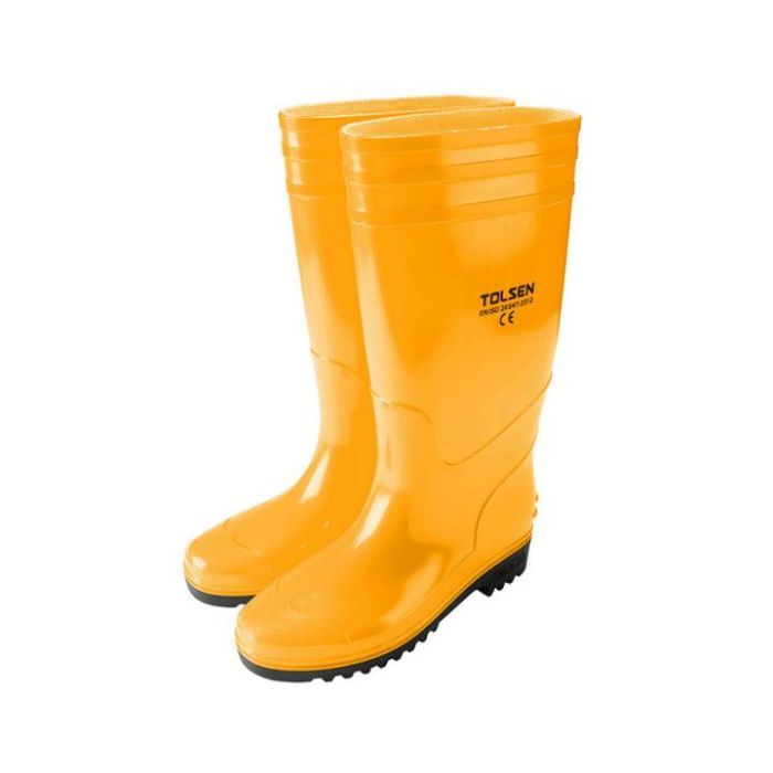 Сапоги рабочие Tolsen 44р. жовті ПВХ/Нітрил Фото