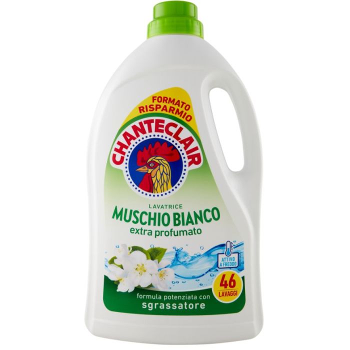 Гель для стирки ChanteClair Muschio Bianco Білий мускус 2.07 л Фото