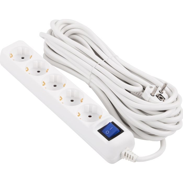 Сетевой удлинитель 2E 2E-U05ES15M10WH Фото