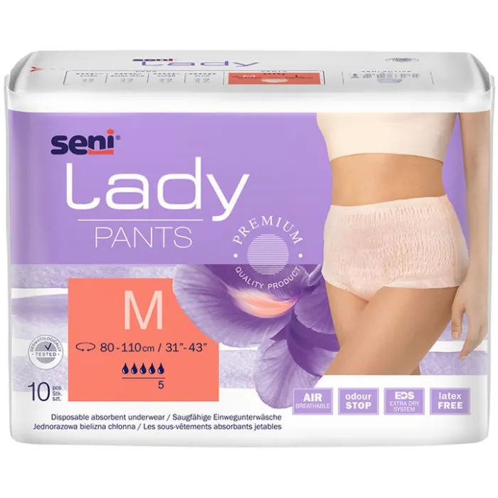 Подгузники для взрослых Seni Lady Pants Medium 10 шт Фото