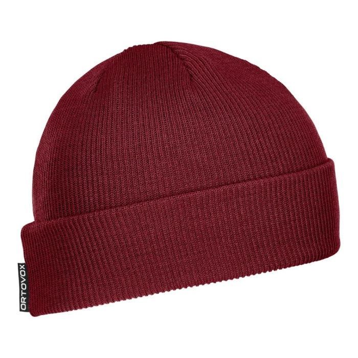 Шапка Ortovox Nicholson Rib Beanie dark blood - червоний Фото