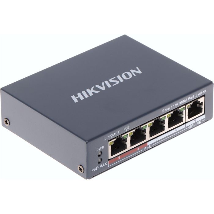 Коммутатор сетевой Hikvision DS-3E1105P-EI/V2 Фото