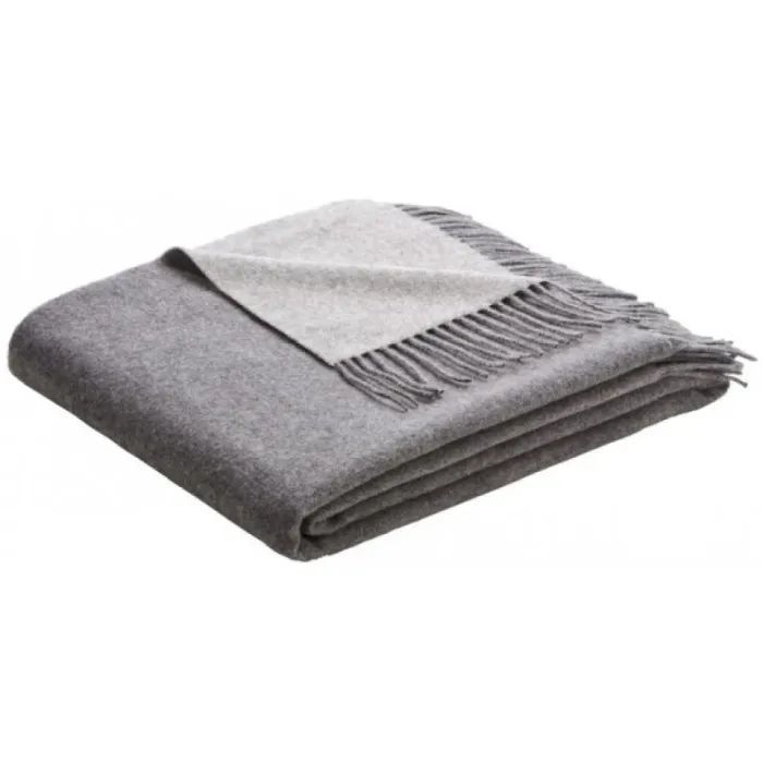 Плед Billerbeck Plaid grau-silber 130х170 Фото