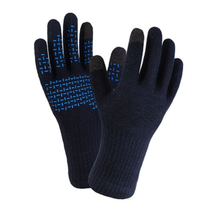 Водонепроницаемые перчатки Dexshell ThermFit 3.0 Gloves темно-блакитні розмір XL Фото