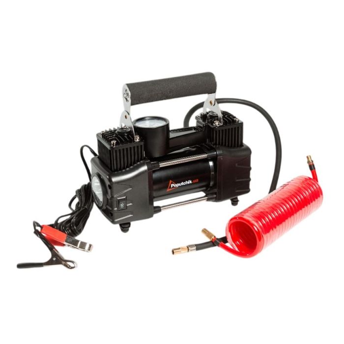 Автомобильный компрессор Poputchik 85л/хв, 10 А Фото