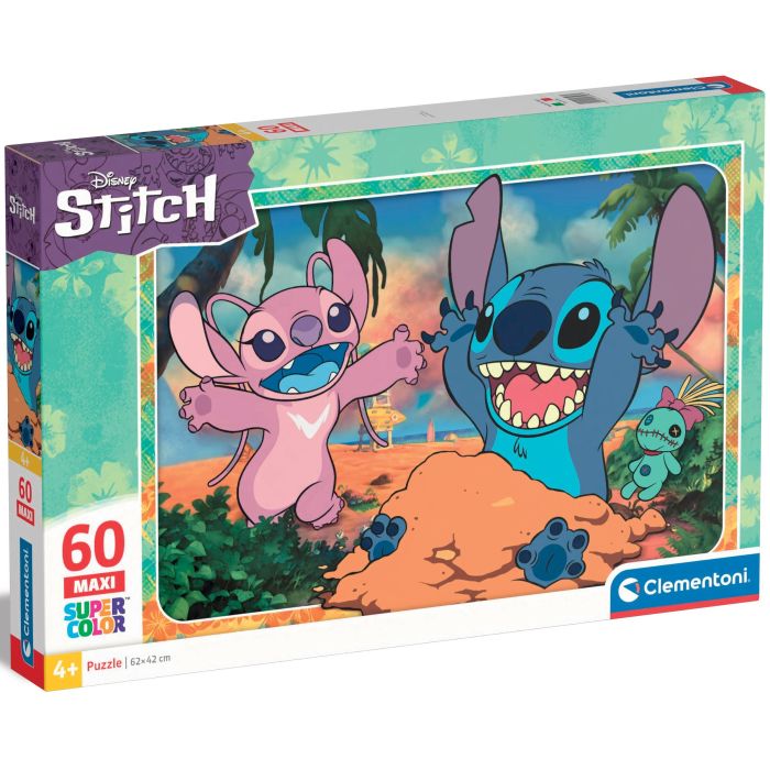Пазл Clementoni Disney Stitch серия MAXI, 60 элементов Фото