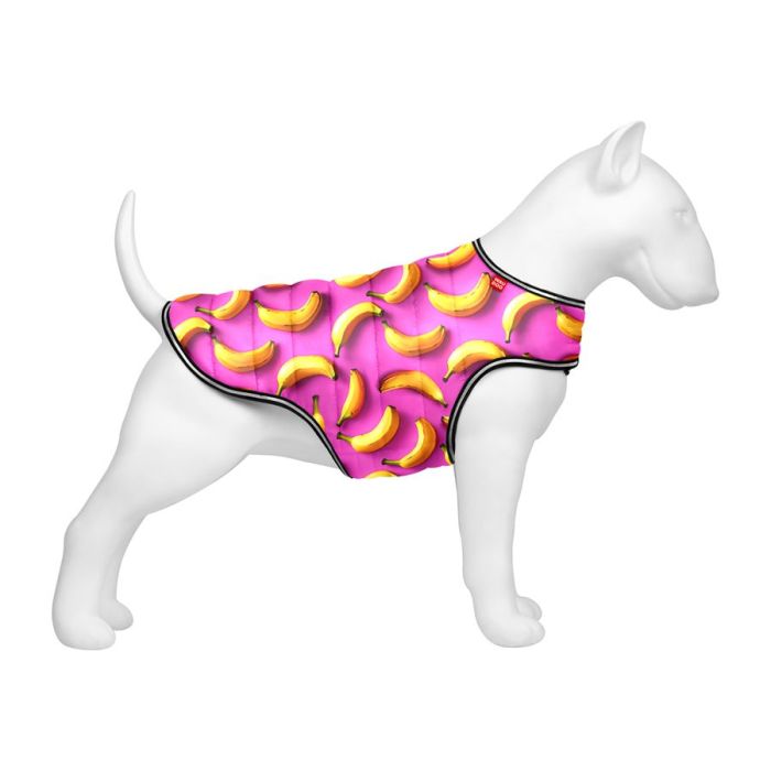 Курточка для животных WAUDOG Clothes Бананы на розовом XS Фото