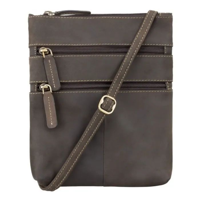 Сумка Visconti 18606 Slim Bag Oil Brown Фото