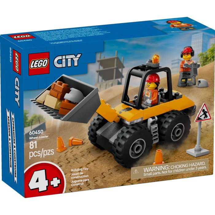 Конструктор LEGO City Желтый строительный автопогрузчик Фото