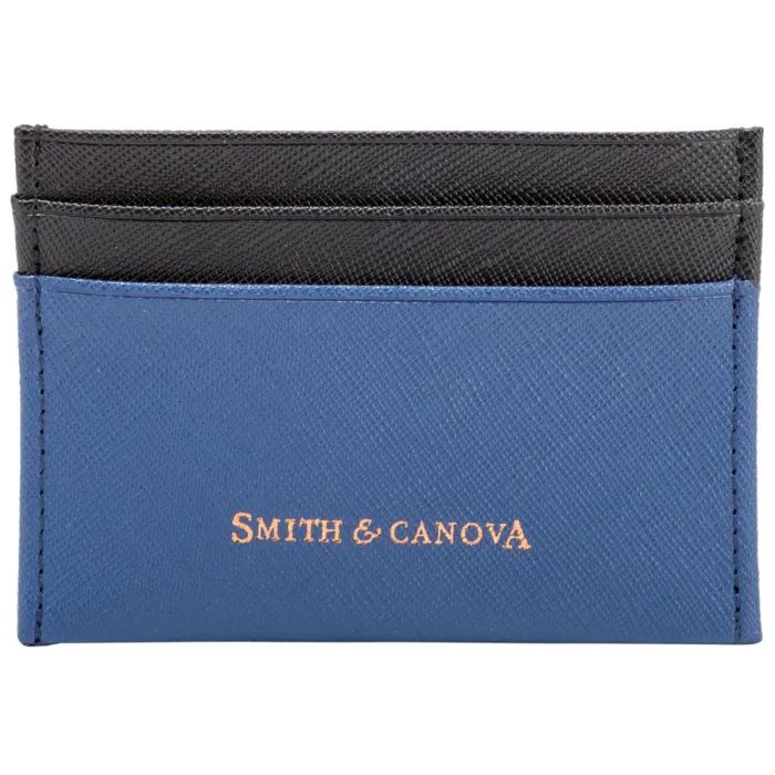 Кардхолдер Smith & Canova 26827 Devere Navy-Black Фото