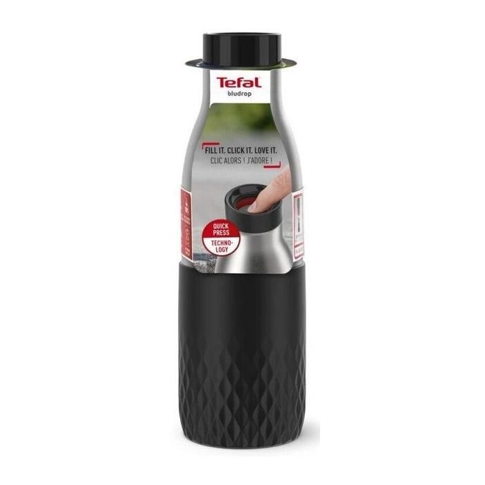 Термос Tefal Bludrop soft touch, 500мл, нержавіюча сталь, графі Фото