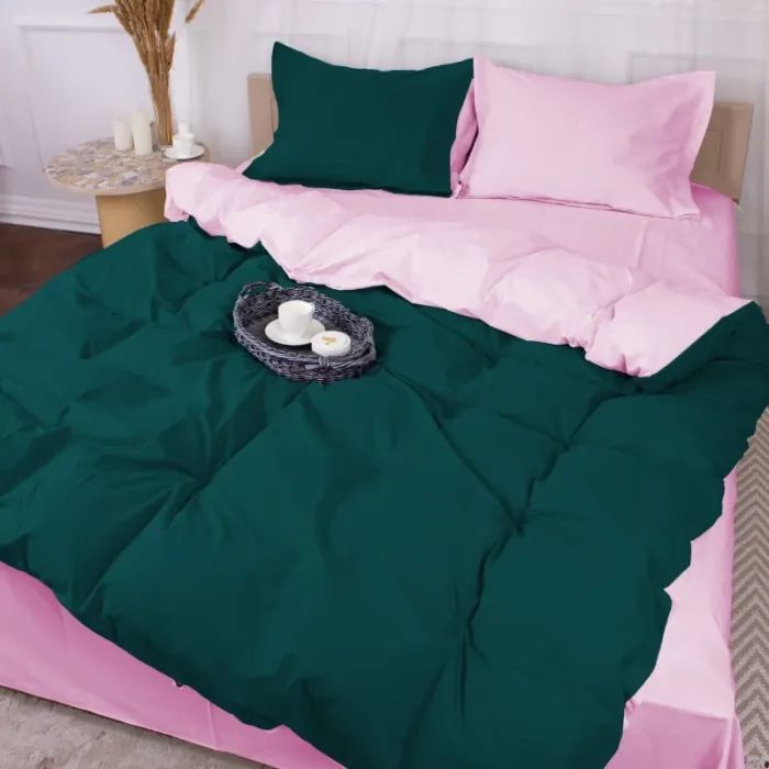Постельное белье MirSon Poplin Line 018 + 091 Jasper 110x140 Фото