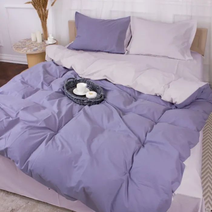 Постельное белье MirSon Poplin Line 054 + 056 Monique 110x140 Фото
