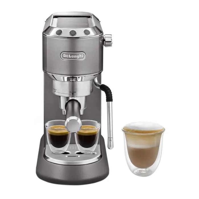 Рожковая кофеварка эспрессо DeLonghi EC 885 GY Фото