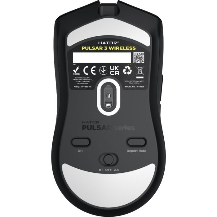 Мышка Hator Pulsar 3 Wireless Black Фото 4