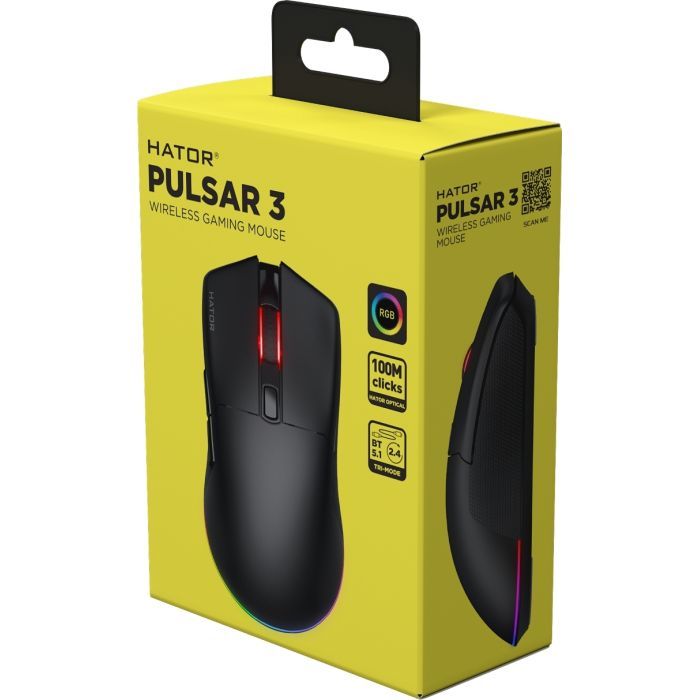 Мышка Hator Pulsar 3 Wireless Black Фото 5