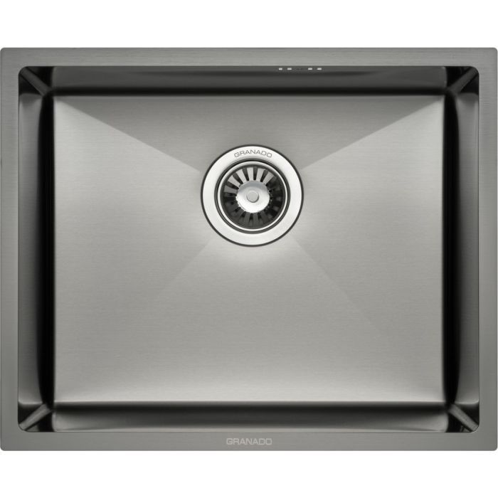 Мойка кухонная GRANADO Under top MAX STEEL S201 black Фото