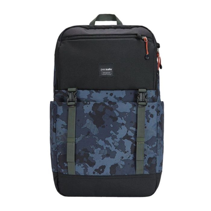Рюкзак туристический Pacsafe Slingsafe LX500 backpack чорний-камуфляжний Фото