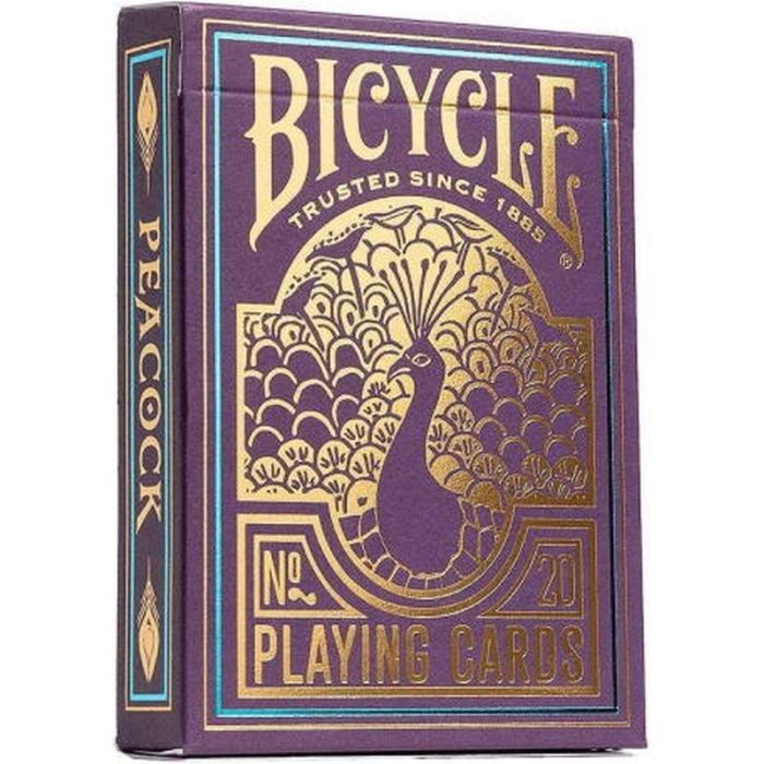 Карты игральные Bicycle Peacock (purple) Фото