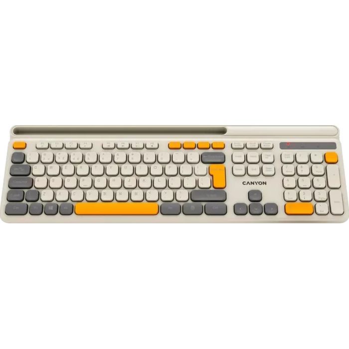 Клавиатура Canyon HKB-W03 Wireless UA Beige Фото
