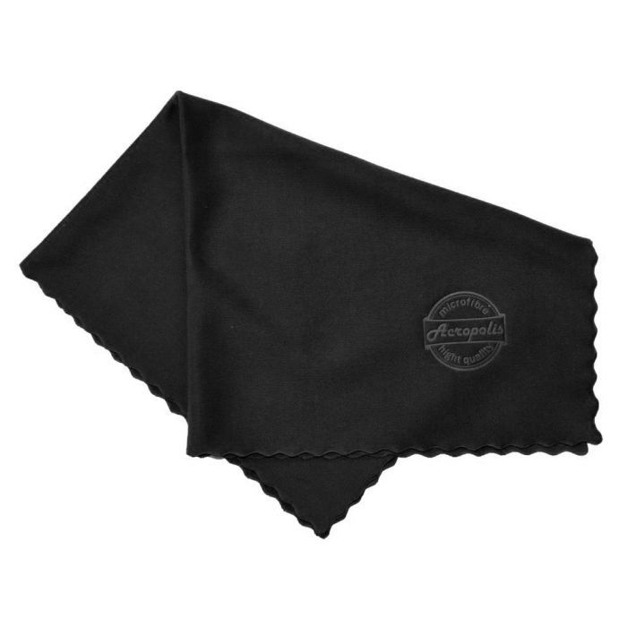 Салфетки Acropolis A-90/12 microfiber 29*22см black, поштучно Фото