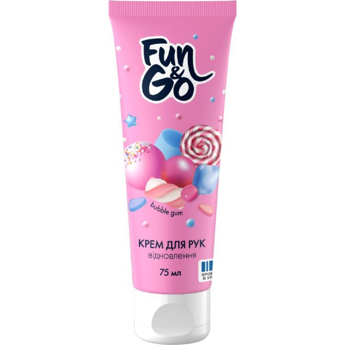 Крем для рук Fun&Go Bubble Gum 75 мл Фото