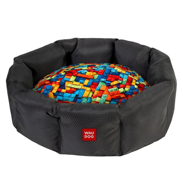 Лежак для животных WAUDOG Relax "Блоки" L Фото