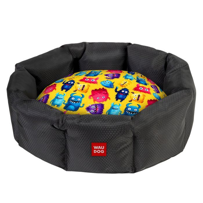 Лежак для животных WAUDOG Relax "Мохнатые монстры" M Фото