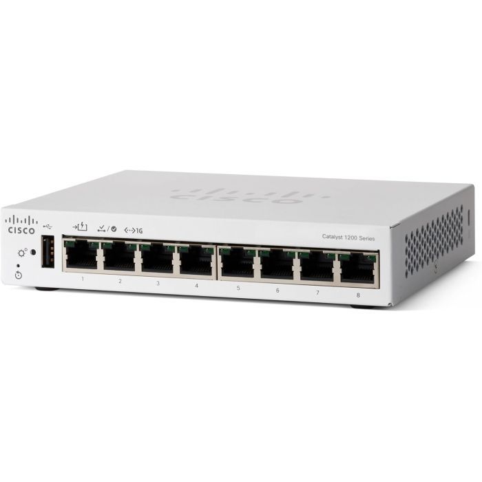 Коммутатор сетевой Cisco C1200-8T-D Фото