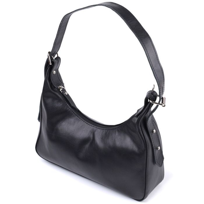 Сумка Shvigel Из натуральной кожи Черная Фото