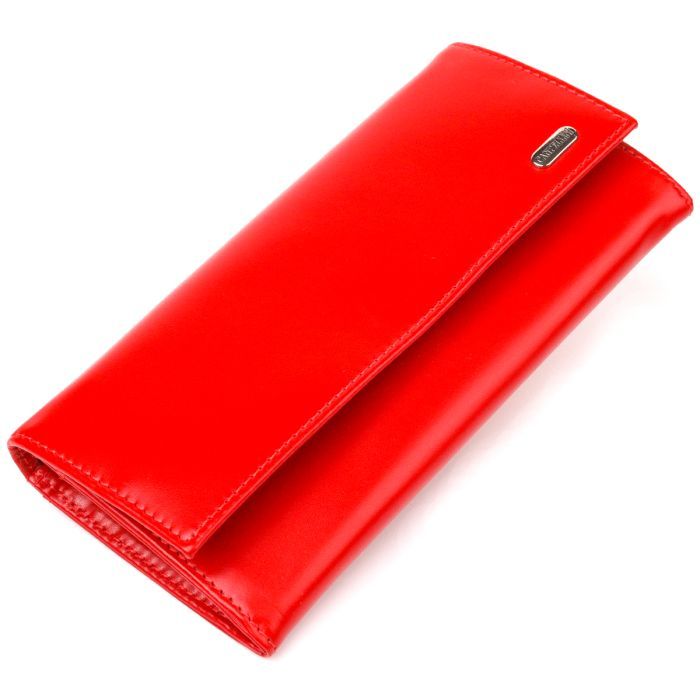 Кошелек Canpellini Из натуральной кожи Красный Фото