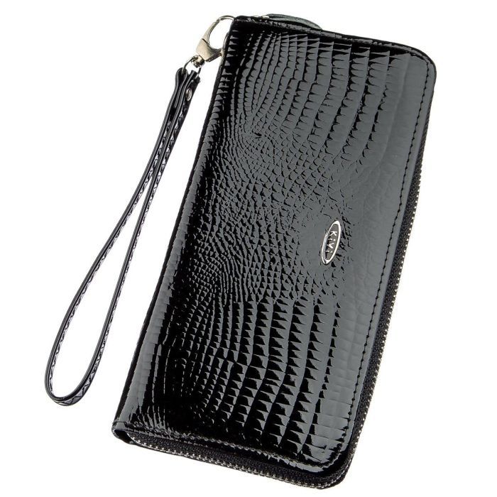 Кошелек Kivi Из экокожи Черный Фото