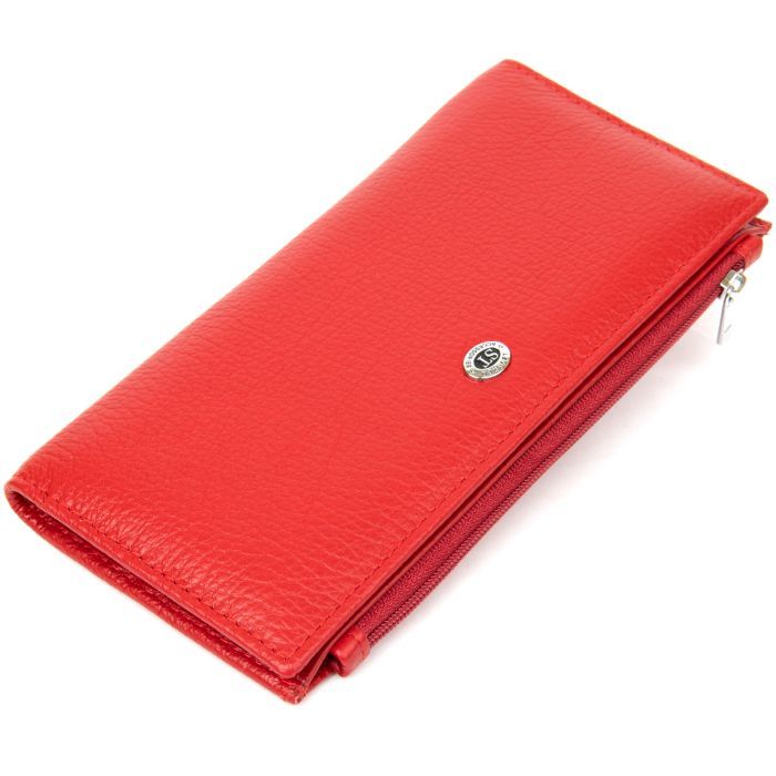 Кошелек ST Leather Кожаный Красный Фото