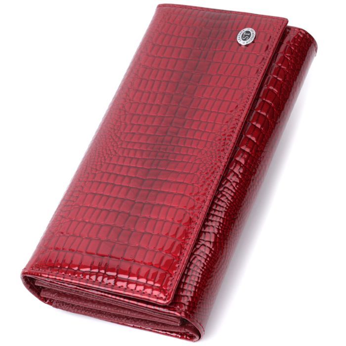 Кошелек ST Leather Кожаный Красный Фото