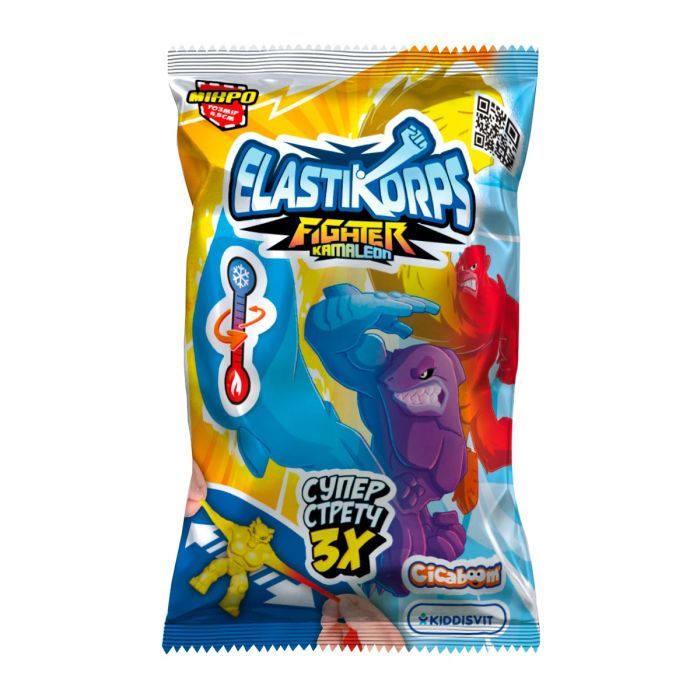 Антистресс Elastikorps Fighter Kamaleon Микробоец Фото
